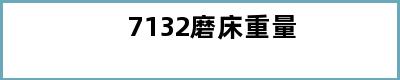 7132磨床重量